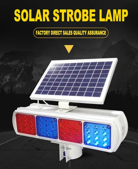 Aluminum LED Flashing Alarm Sign Traffic Warning Light Solar Road Barricade Lighting Solar Traffic LED Strobe Lamp