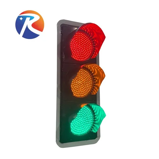 All in One Design Power Supply Red Yellow and Green Pedestrian Traffic Signal Light