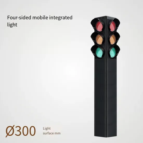 Integrated Solar Mobile Traffic Light Motor Vehicle Pedestrian Light