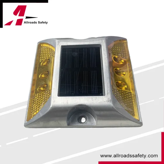 Solar Aluminium Highway Safety Warning LED Road Raised Marker Stud