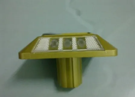 Cat Eye Aluminium Reflective Road Marker LED Solar Road Stud