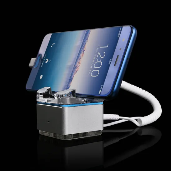 Desktop Smartphone Security Stand Acrylic Anti-Theft Display Stand for Mobile Phone Exhibition
