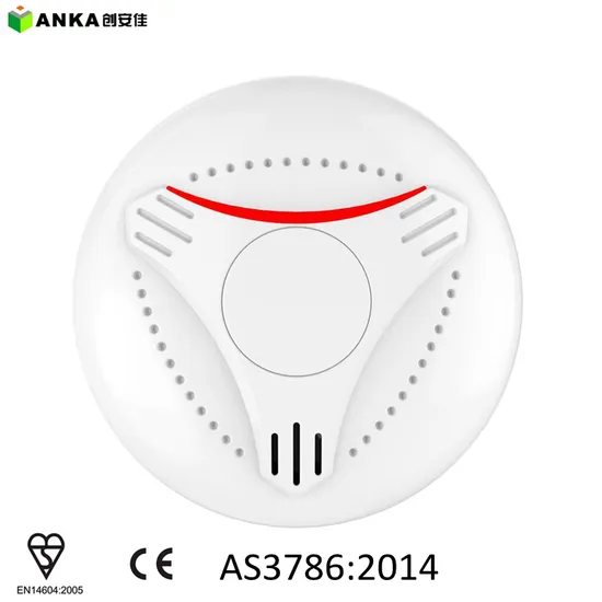 Anka WiFi Interlinked Smoke Detector Tuya Smart Home Fire Alarm Detector Backup Lithium Battery