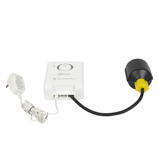 Low Water Level Alarm with Large, Easy-to-Use Test/Silence Push-Button Located Conveniently on Front of Alarm