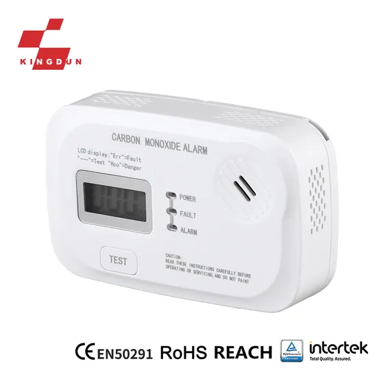 Wireless Battery Operated Carbon Monoxide Alarm with Digital Display