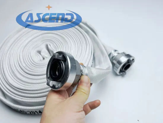 High Quality PVC Lining Fire Fighting Canvas Irrigation Hose (UL/EN14540/CNBOP/MED) for Fire Equipment System