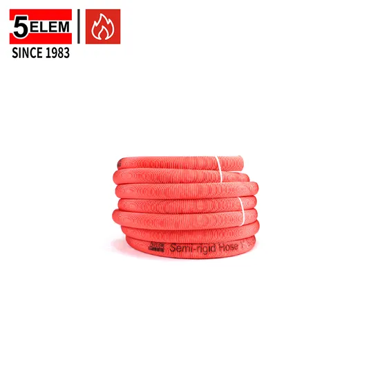 Customized PVC Lined Semi-Rigid Fire Hose for Fire Fighting Equipment