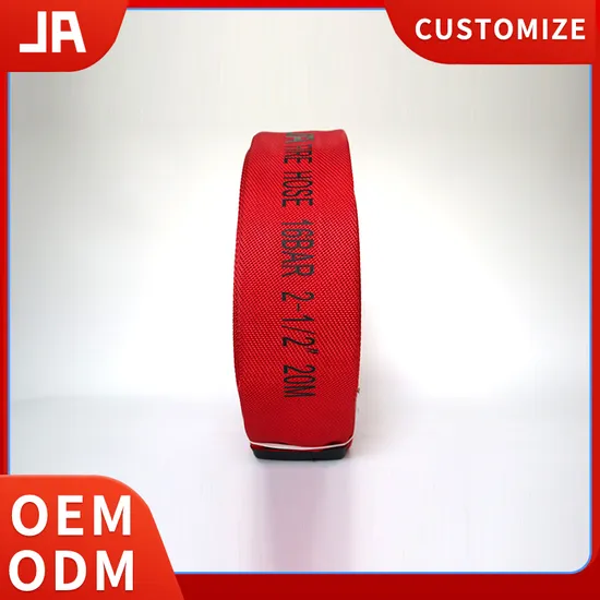 2024 New Type High Quality Red Color Layflat Coating Hose/PVC Lining Fire Hose