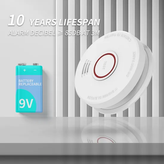 Bsi CE Ukca En14604 Smoke Alarm Hot Selling Smoke Detector Fire Alarm with Replaceable Battery