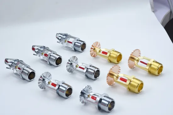 Factory 57/58/79 Degree Fire Sprinkler Upright/Pendent/Sidewall Fire Sprinkler System