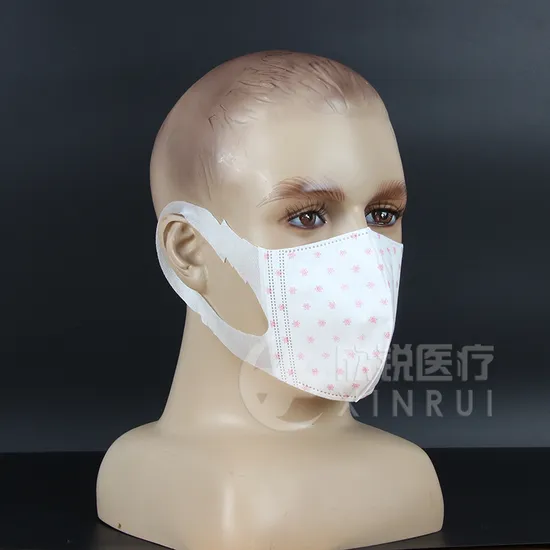 Disposable Non-Woven Dust Face Mask with Ultra Soft Ear-Loop and Tile Pattern