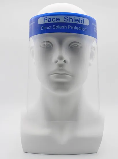 Anti Fog Clear Pet Plastic Mask Visor Protective Disposable Face Shield Full Face