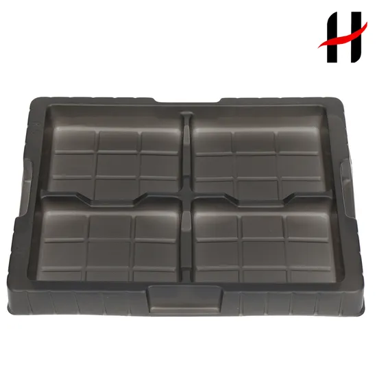 Plastic Anti-Shock and Anti-Static Protective Packing Tray