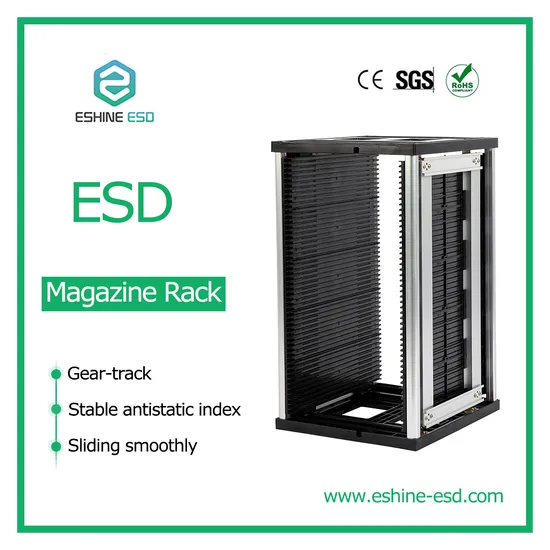 Plastic ESD Antistatic Magazine PCB Adjust Rack (MR 112Q)