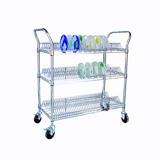 ESD Safe Anti-Static Trolley for PCB and SMT Materials