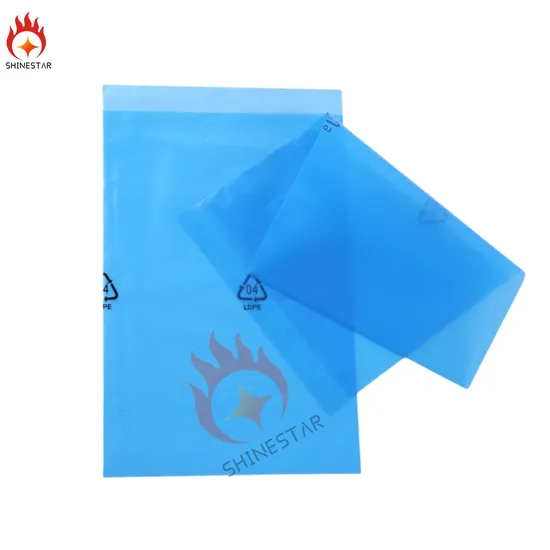 LDPE Bag Rust-Proof Bag Blue Electronic Mechanical Sealing Hardware Protective Bag