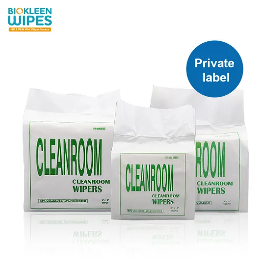 Microfiber Cleanroom Wiper/Polyester Wiper /Dust-Free Paper