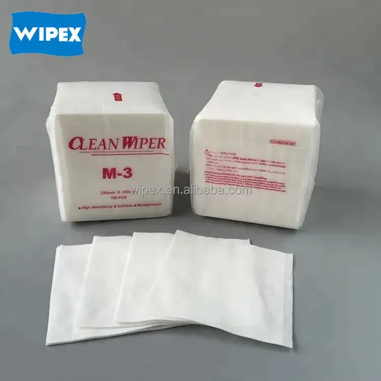 Factory Price Cleanroom Wipe 9′′*9′′ 3008 Absorbent Laboratory Cleanroom Wiper