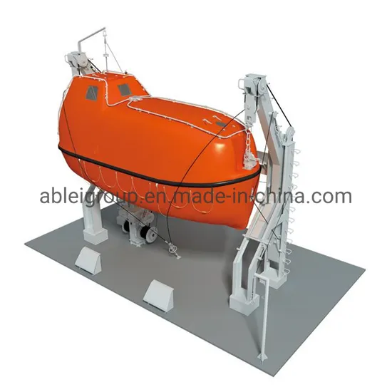 F. R. P Material Solas Certificate Marine Training Cargo Version Iacs Class Standard 25 Pax 5m Tempsc Totally Enclosed Lifeboat for Sale