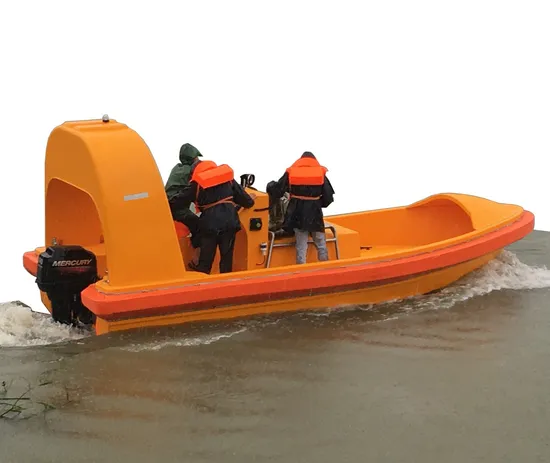 Solas 6.0m 15 Persons 20knots Fast Rescue Boat with 60/90HP Outboard Engine