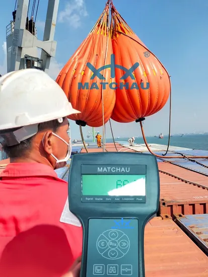 40ton Crane Water Weight Bags Load Testing