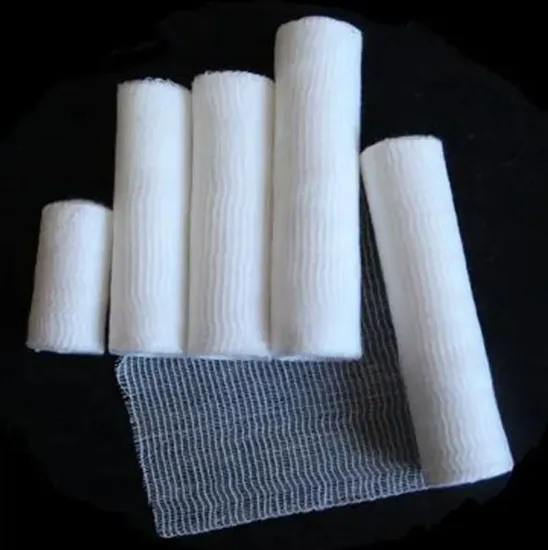 White Medical Grade Sterile Gauze Roll for Wound Dressing and Protection