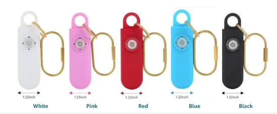 Hand Held Safety Personal Alarm Keychain for Women Men and Kids