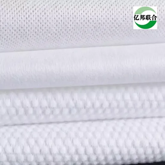 Polyester Fabric China Supplier Wipes Raw Material Free Sample Spunlace Nonwoven