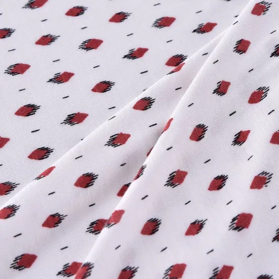 2023new Designed Printed 100% Viscose No Spandex Knitting Fabric for Girls Dress