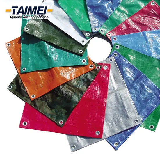 Waterproof Poly Tarp Fabric Plastic PE Tarpaulin Manufacturer Poly Tarp for General Purpose Covers