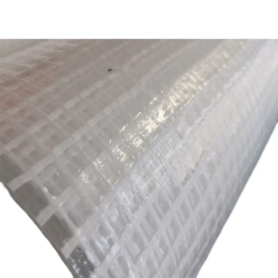 2X45m Clear Leno Scaffold Sheeting Tarpaulin for Safety and Construction Projects