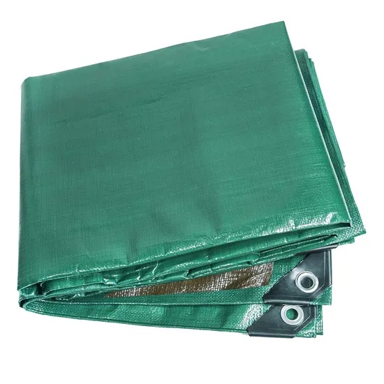45GSM-350GSM Factory Customed UV Resistant Plastic Wholesale Poly All Purpose Cover Canvas Virgin Material Sheet Waterproof PE Tarpaulin with Metal Eyelets