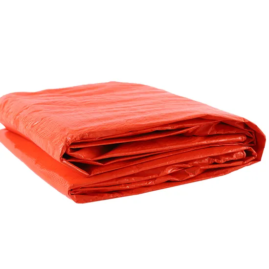 Blue Tarp Cover for Outdoor Use Plastic Woven PE Tarpaulin