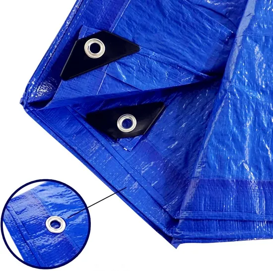High Tear Resistance Waterproof Blue Polyethylene Tarpaulin Sheets for Sun Drying Grains