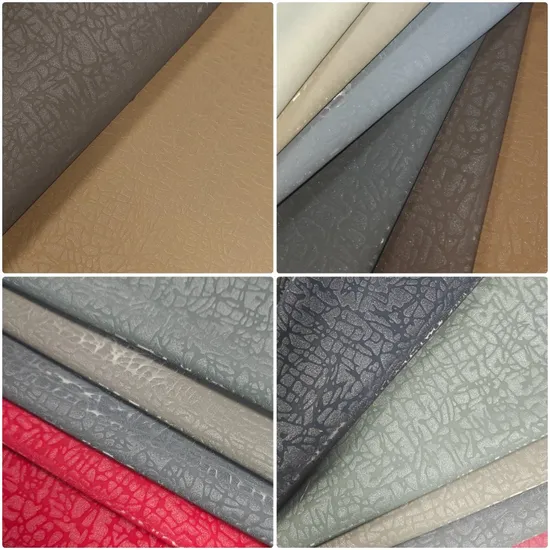 Meitian Series 2025: Fashion Leather/Wholesale Fabric Textile / Garment Fabric PU Leather Hot Sales Synthetic Leather for Sofas & Clothing & Shoes & Bag