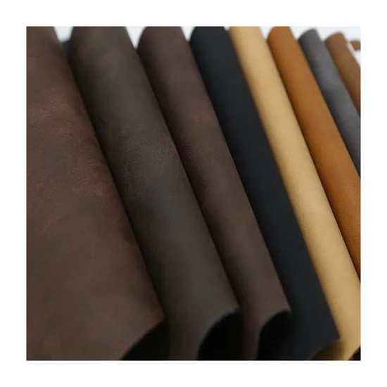 Free Samples Recycled Faux Soft Custom Colors Yangbuck Woven PU Synthetic Eco Leather for Making Shoe Upper Material