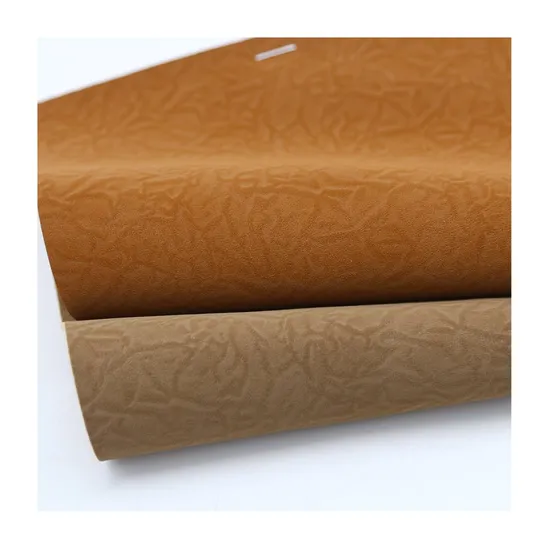 Free Sample Folding Resistance Emboss Leather High F Materials PU Synthetic Leather for Making Shoe Upper