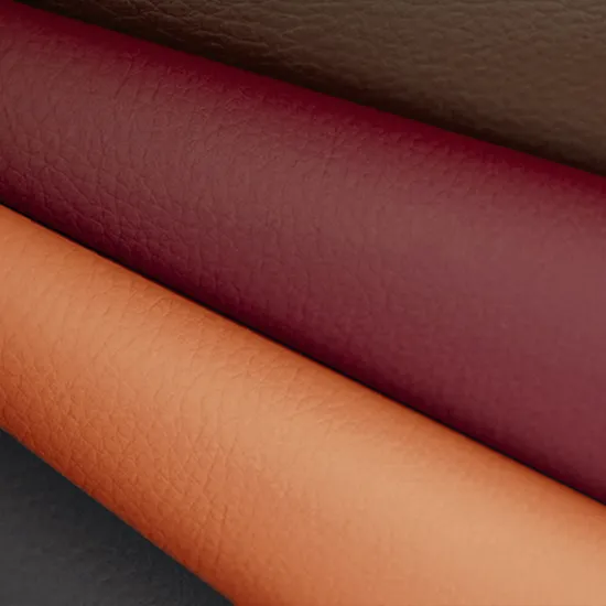 Eco Recycled Vinyl Artificial Faux Leather Rolls Upholstery Furniture Sofa Synthetic Leather