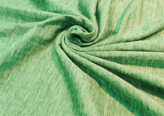 Recycled 90%Polyester-10%Spandex Melange Knitting Jacquard Polygiene Antibacterial Functional Fabric