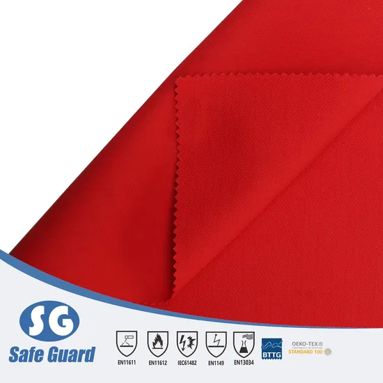 Wholesale Fabric Suppliers CVC Waterproof Fr Fireproof Fire Resistant Flame Retardant Fabric for Garment/Clothing/Uniform/Workwear