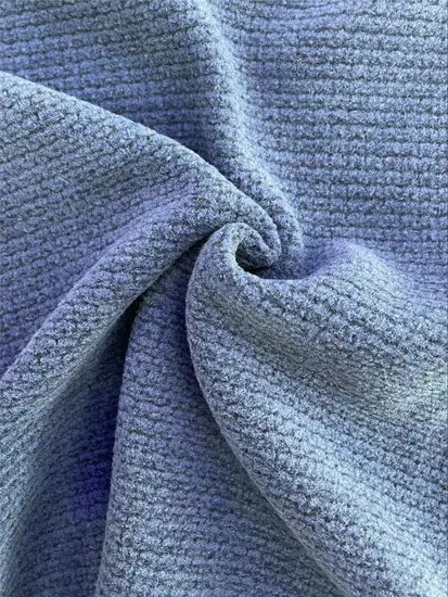 100% Grs Knitted CD Yarn Double Sides Brushed Microfiber Polar Fleece Fabric