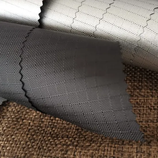 300d 0.5cm Polyester Waterproof Silver Coating Ripstop Fabric for Camping Canopy/Tent