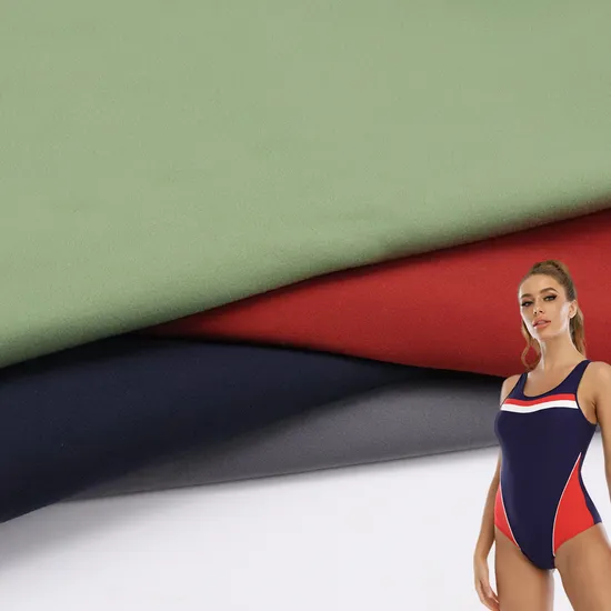 Polyester 70% Spandex 30% Fabric Double Sided High Elastic Swimsuit Fabric Textile