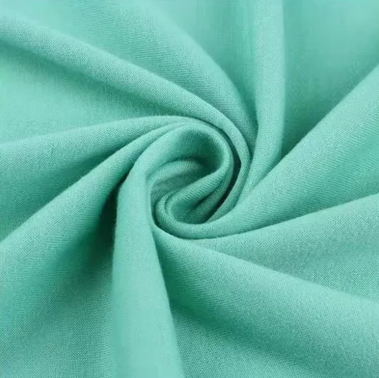 Factory High Quality Wholesale Customized Knitted Fabric Tr 55%Rayon 45%Polyester French Terry Fleece Cotton Fabric for Hoodies Textile Fabric Garment Fabrc