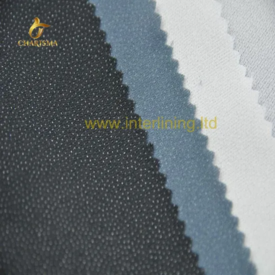 Tricot Knitted Woven Fusible Interlining/Garment Interfacing