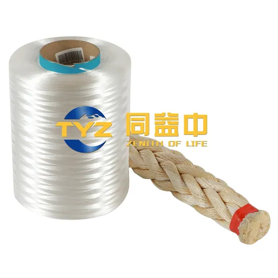 UHMWPE Fiber Hmpe Yarn Polyethylene for Ropes-2400 Denier