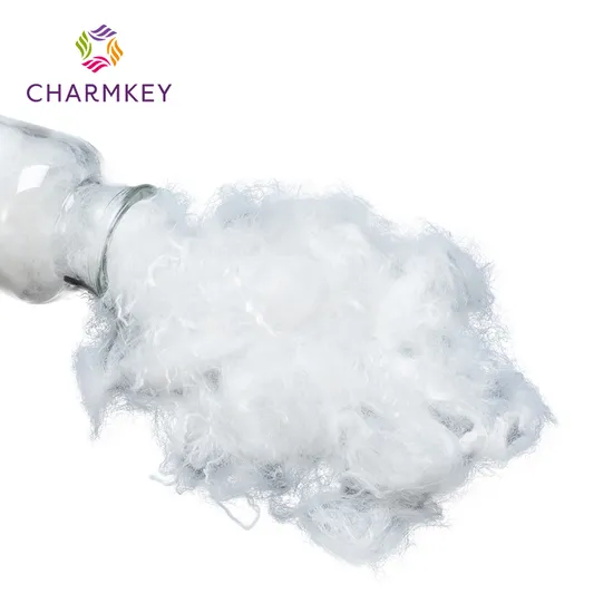 Alta Calidad De Color Blanco Crudo De Fibras Acrilicas Discontinuas