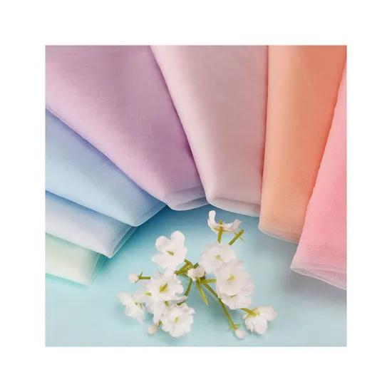 100% Nylon 160cm 25GSM Tulle Mesh Net Fabric