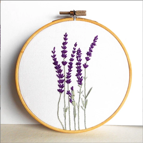 New Products Plant Patterns Needlework, Handmade Plant Flower DIY Embroidery Kit