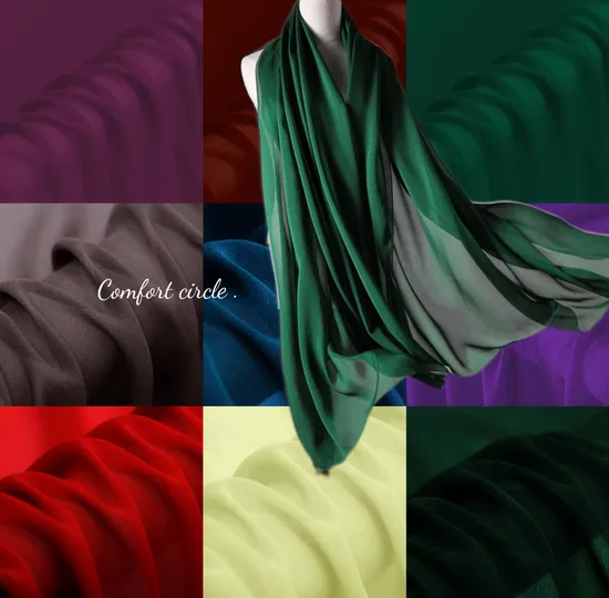 China Wholesale 10mm/140cm/45GSM 100% Pure Silk Georgette Fabric for Dress/Shirt/Scarf